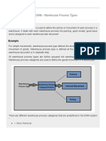 SAP EWM - Warehouse Process Types - Tutorialspoint