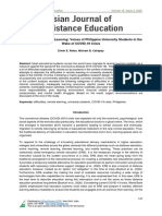 Difficulties in Remote Learning: Voices of Philippine University Students in The Wake of COVID-19 Crisis