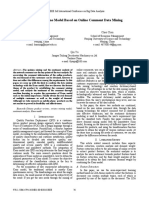 Research On Kano Model Based On Online Comment Data Mining: Huaming Song Chao Chen