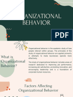 Organizational Behavior