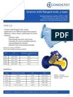 1 Strainer y Type With Flanged Ends