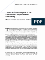 Toward A New Conception of The Environment-Competitiveness Relationship