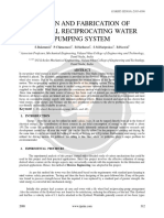 Design and Fabrication of Windmill Reciprocating Water Pumping System