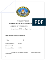 Bluetooth Security Report Swe 2009