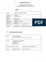 Address (As Approved by Aicte) Gandhi Mandapam Road