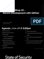 3 Secure Development With GitHub Slides