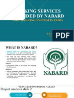 Services Provided by Nabard