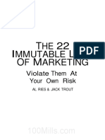 The 22 Immutable Laws of Marketing