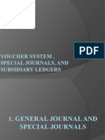 Voucher System, Special Journals, and Subsidiary Ledgers