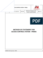 Method Statement - ACS