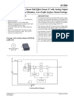 Linear Hall-Effect Sensor IC With Analog Output, Available in A Miniature, Low-Profile Surface Mount Package