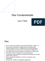 Max Fundamentals: Juan P Bello