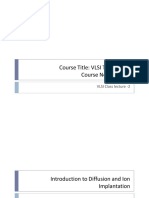 Course Title: VLSI Technology Course No.: EEE 489