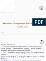 Unit 1 - DBMS-II BSC