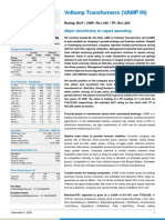 Voltamp Transformers (VAMP IN) : Management Meet Update