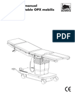 Schmitz OPX Mobilis Operating Table - User Manual