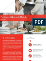 Restaurant Quarterly Update: F A L L 2 0 1 8