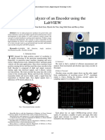 Angle Analyzer Analyzer of An Encoder Using The Labview Using The