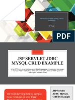 JSP Servlet JDBC MySQL CRUD Example