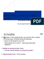 (Optional) Lab 4.1: Using Junit