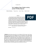 Physical Market Conditions, Paper Market Activity, and The WTI-Brent Spread