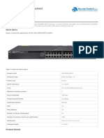 WS-C3650-24TS-S Datasheet: Quick Specs