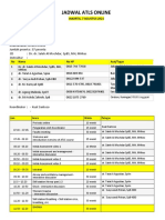 Jadwal Atls Online 7 Agustus 2021, JKT