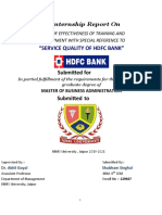 A Study On Customer Satisfaction at HDFC Bank, Vijayapura