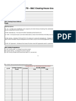 Clearing House EXCEL Template