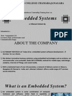 Embedded Systems: Govt Engg College Chamarajanagara