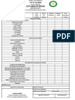 Stock Replenishment Form