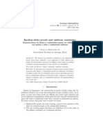 Epsilon-Delta Proofs and Uniform Continuity: Universidade Estadual de Maring A, Brasil