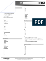 Gteway B1+ End of Year Test Higher Key PDF