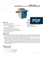 480W Single Output Industrial DIN RAIL: Series