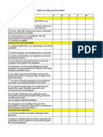 Checklist For Case Pres