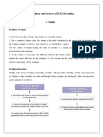 Icici Securities Project Report