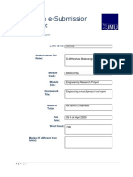 Coursework E-Submission Cover Sheet: To Be Completed by The Student