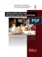 Specialized Food and Beverage Service Operations