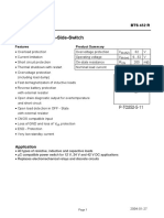 Smart Power High-Side-Switch: Features Product Summary