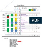 Class Calendar: Week Month Mon Tue Wed Thu Fri GE 3 Topic Outline Number of Hours