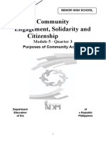 Community Engagement, Solidarity and Citizenship: Module 5 - Quarter 3