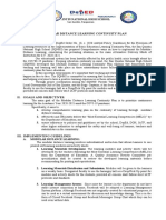 Modular Distance Learning Continuity Plan