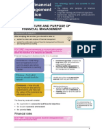 1.1 The Nature and Purpose of Financial Management: Learning Summary