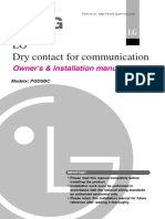 LG Dry Contact For Communication: Owner's & Installation Manual