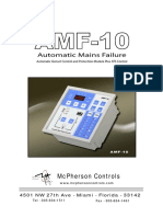 Automatic Mains Failure: Mcpherson Controls