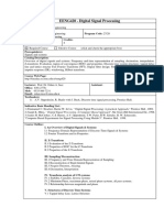 EENG420 - Digital Signal Processing