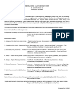 Syllabus People and Earth Ecosystem