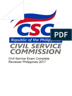 Civil Service Exam Complete Reviewer Philippines 2017