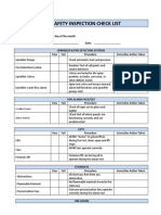 Fire Safety Inspection Check List: Location Signs