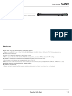 Power Amplifier: Technical Data Sheet